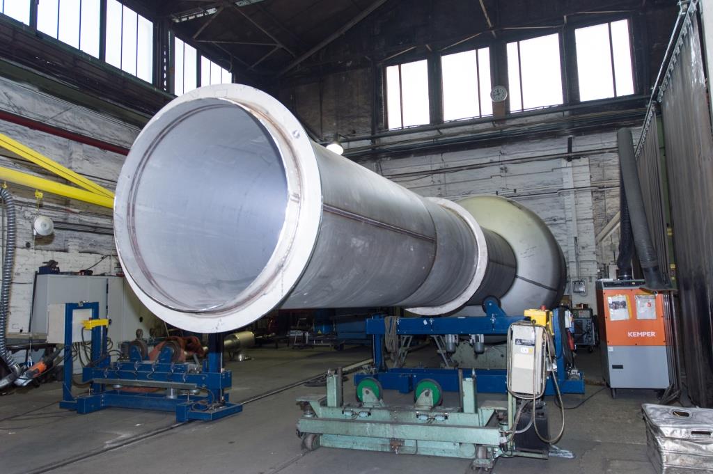 Fertigung eines Dampfstrahl-Kompressors im Werk der Körting Hannover GmbH